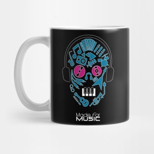 Made For Music | Head Made From Instruments Mug